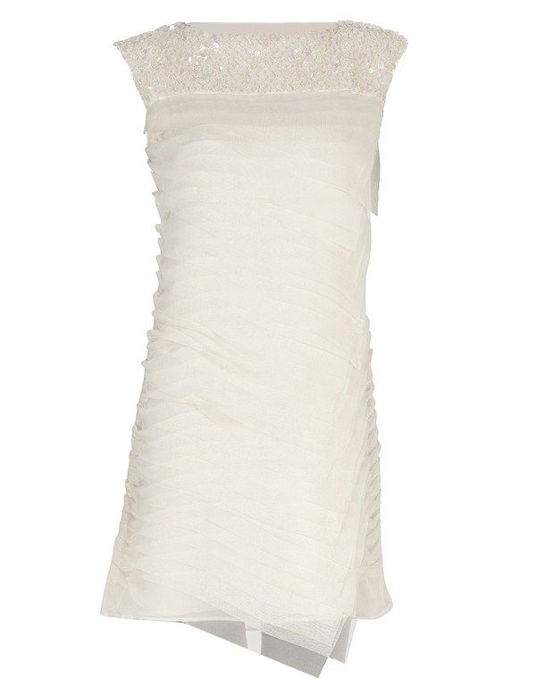 Vestido blanco pailltes